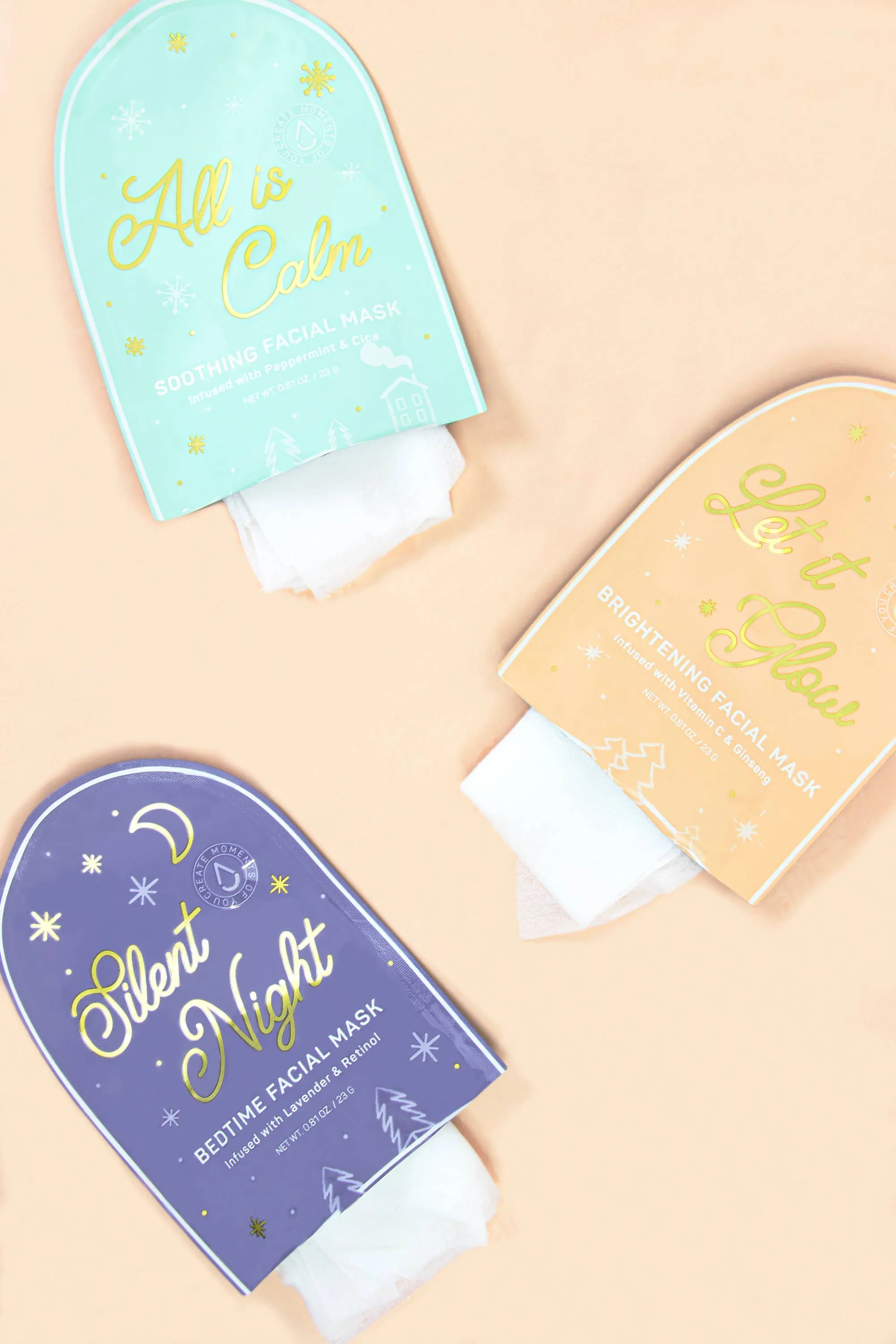 Spa Life Holiday Winter Wonderland Facial Masks