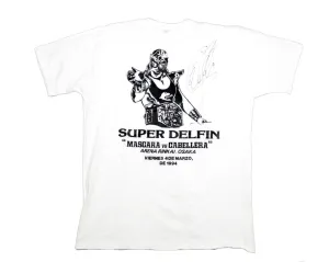 SUPER DELFIN MASCARA VS CABELLERA T-SHIRT LG