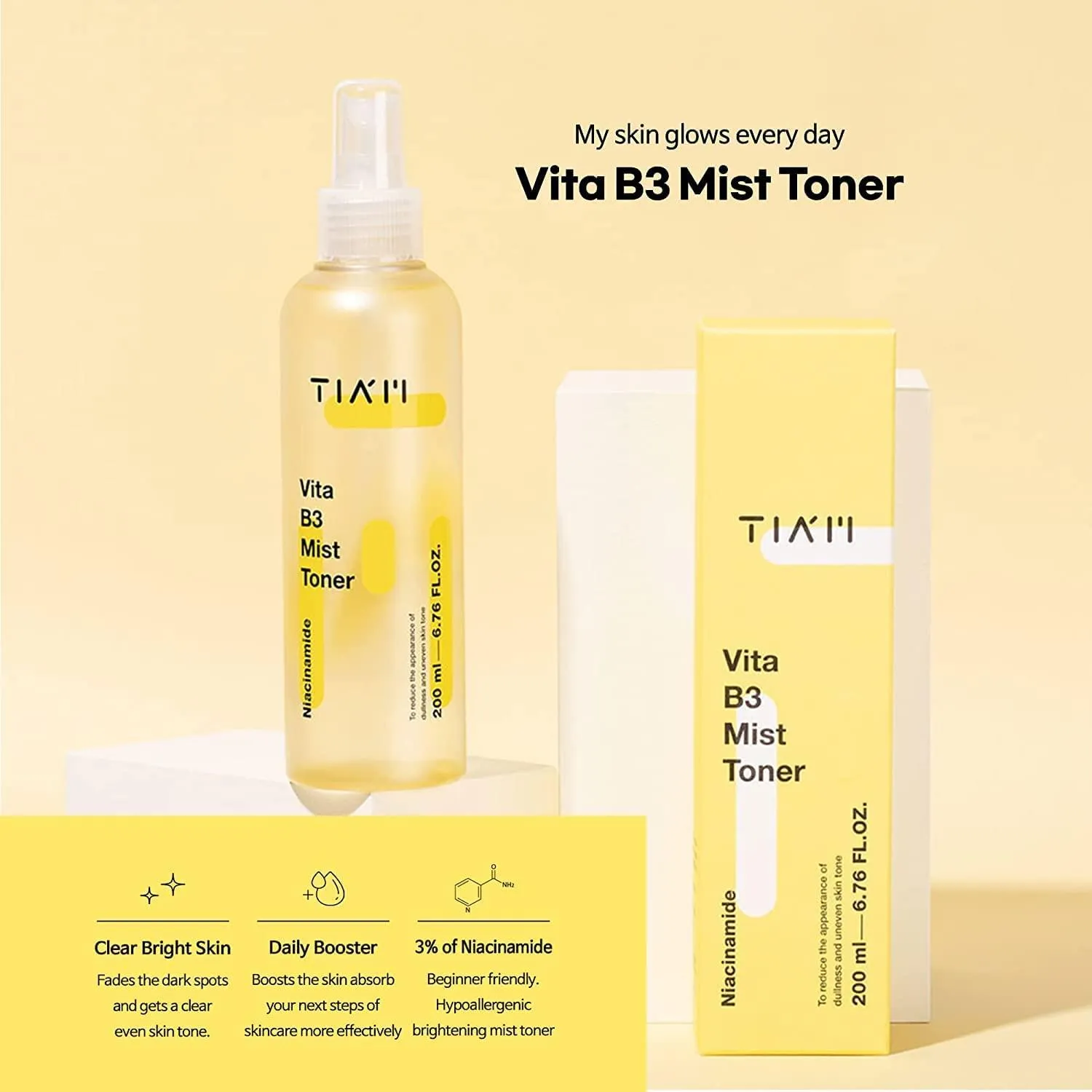 [TIAM] Vita B3 Mist Toner 200ml
