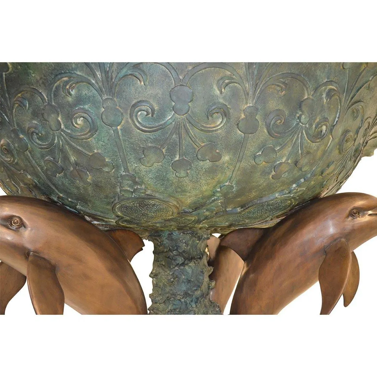 Triple Tier Dolphin Fountain