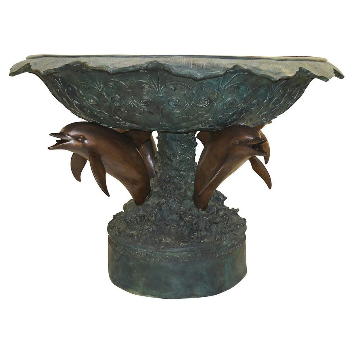 Triple Tier Dolphin Fountain