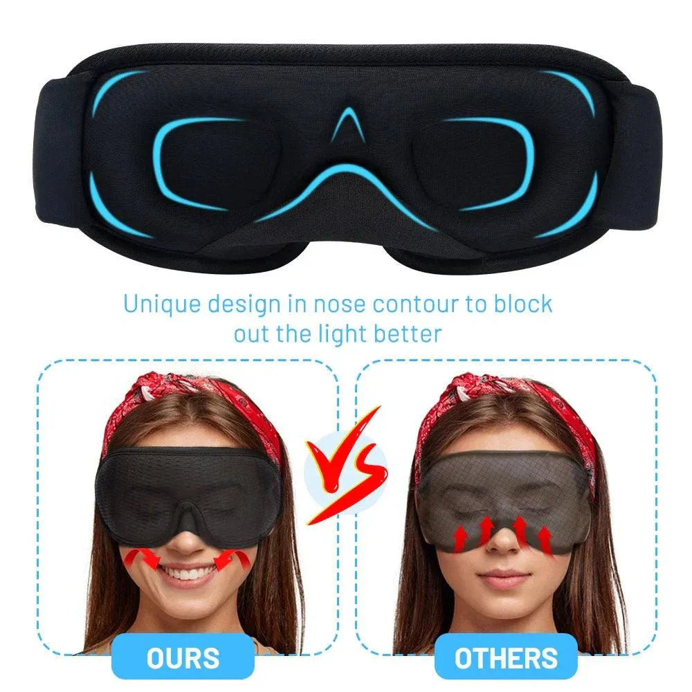 Ultimate Comfort 3D Cotton Sleep Mask: Luxurious Tranquil Sleep