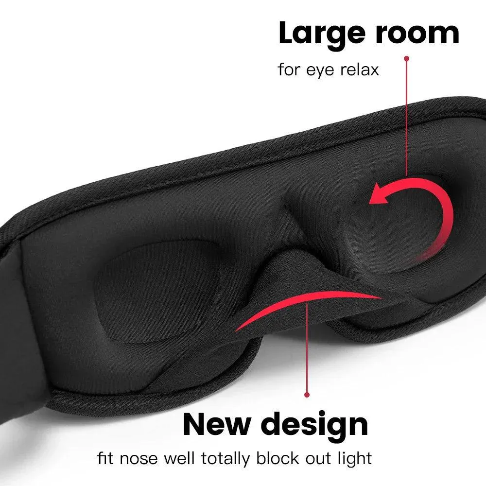 Ultimate Comfort 3D Cotton Sleep Mask: Luxurious Tranquil Sleep
