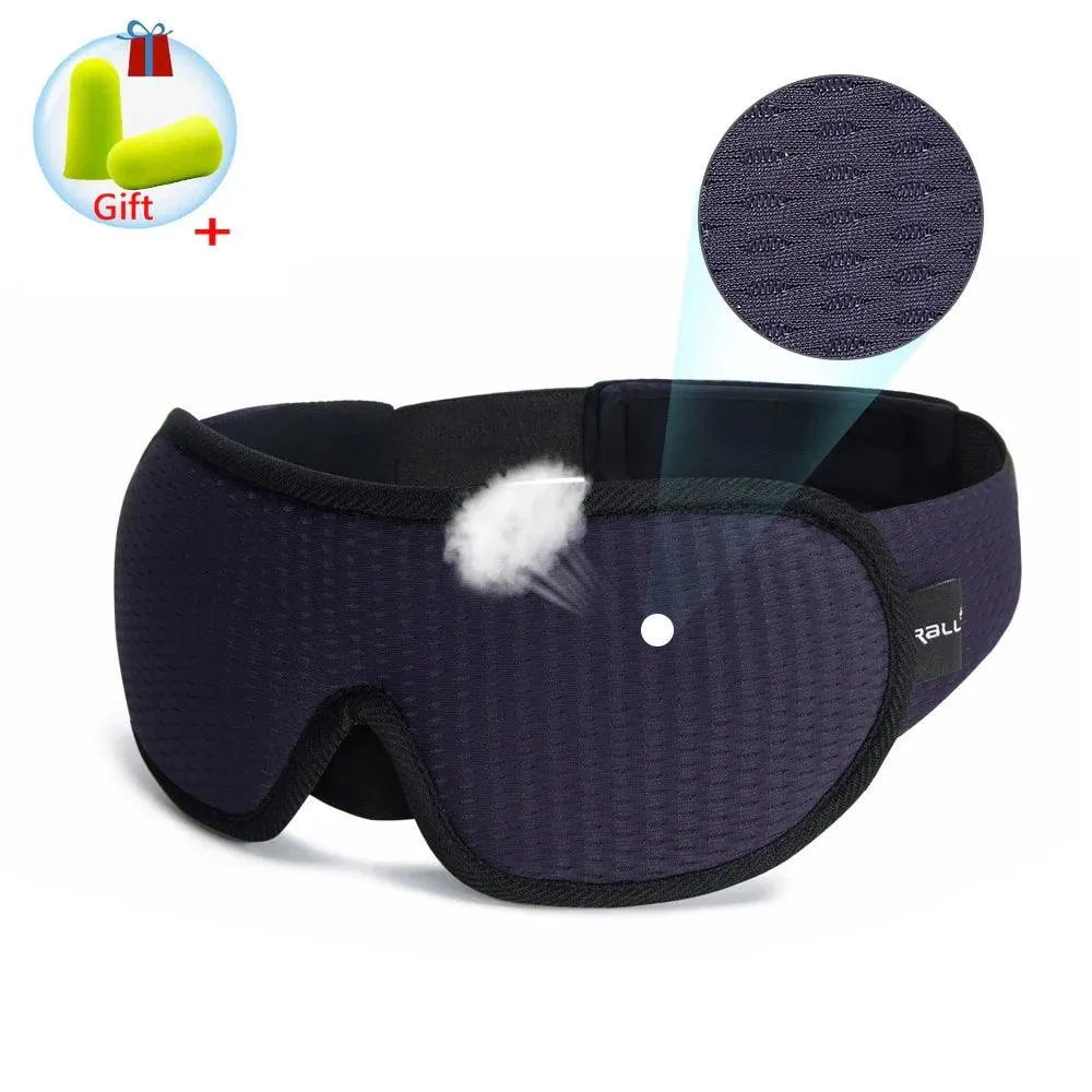 Ultimate Comfort 3D Cotton Sleep Mask: Luxurious Tranquil Sleep