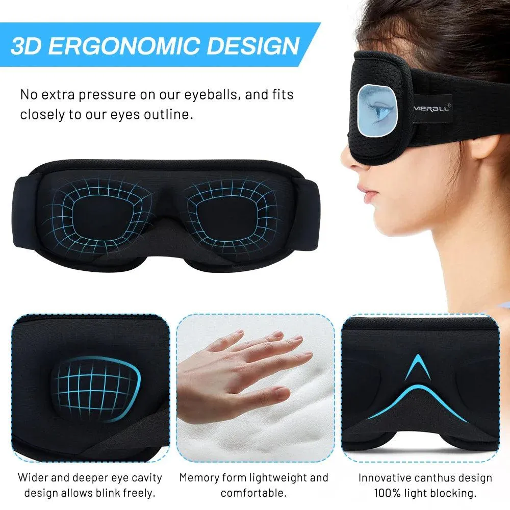 Ultimate Comfort 3D Cotton Sleep Mask: Luxurious Tranquil Sleep