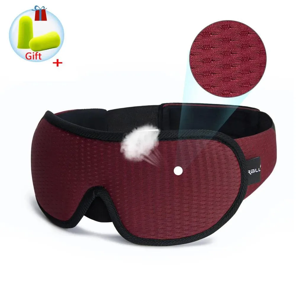 Ultimate Comfort 3D Cotton Sleep Mask: Luxurious Tranquil Sleep
