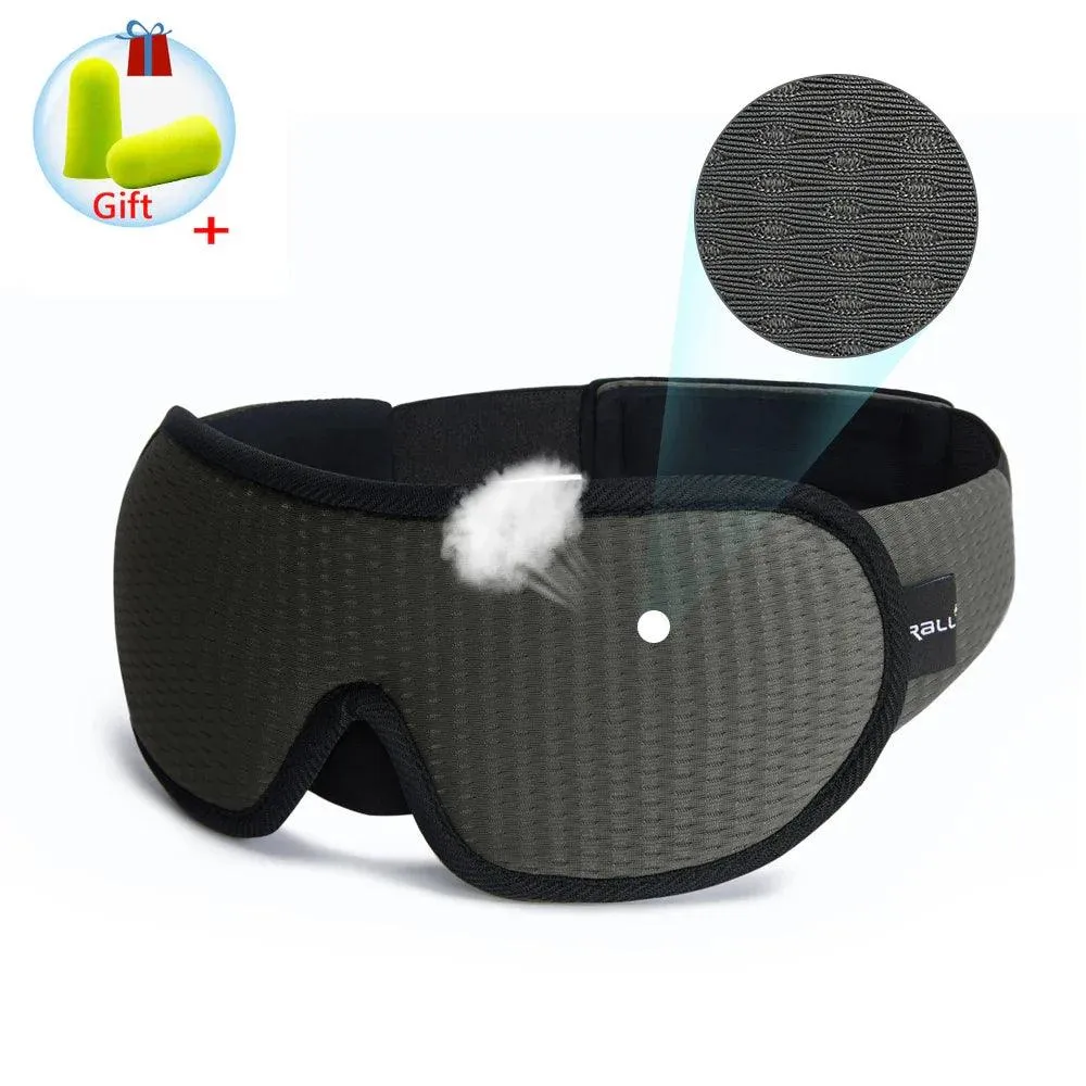 Ultimate Comfort 3D Cotton Sleep Mask: Luxurious Tranquil Sleep
