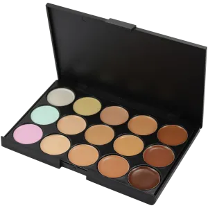Youngman 15 Colors Professional Concealer Camouflage Makeup Palette Contour Face Contouring Kit