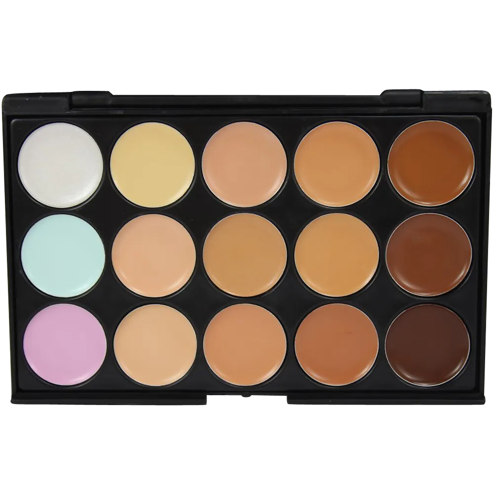 Youngman 15 Colors Professional Concealer Camouflage Makeup Palette Contour Face Contouring Kit